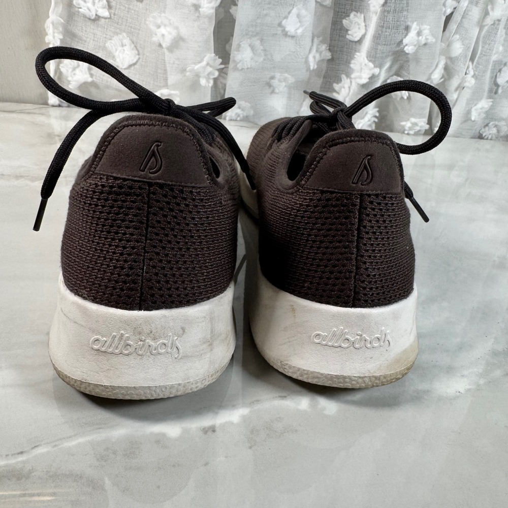 Allbirds TR Knit Sneakers Tree Runners Lace Up Grey White Men's Size 12 - Picture 8 of 10